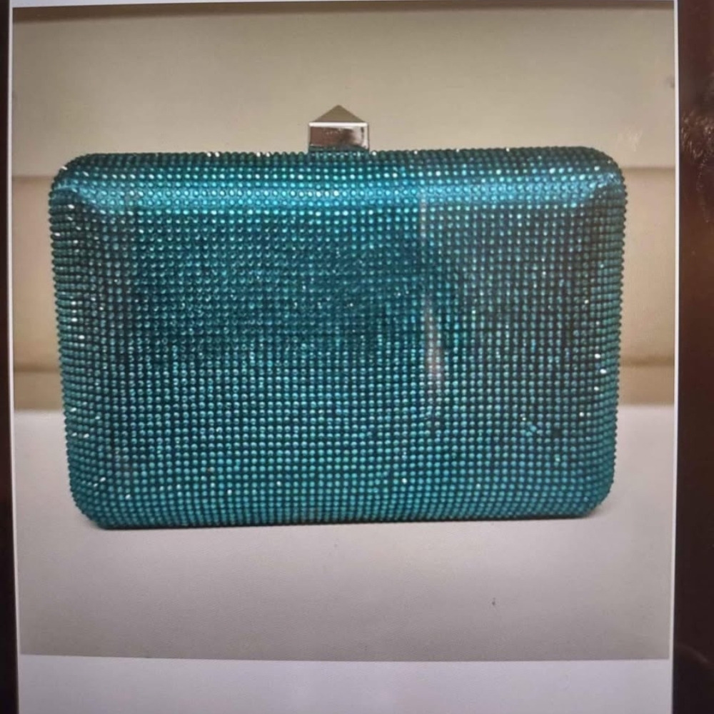 NEW WITH TAGS Express Clutch With Rhinestones
